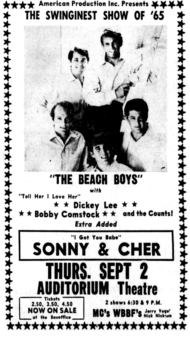 Sonny And Cher Concert Tour History Concert Archives