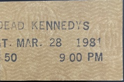 Dead Kennedys / Flipper / Plugz on Mar 28, 1981 [856-small]