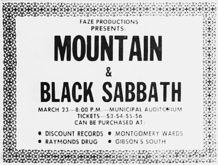 Mountain / Black Sabbath on Mar 23, 1971 [680-small]