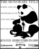 The Honorary Title / Waking Ashland / Nightmare of You / Acta Non Verba / Kevin Devine on Oct 15, 2005 [838-small]