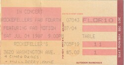 Fab Motion / Cinco Dudes / Mullberry Jane on Jul 4, 1987 [517-small]