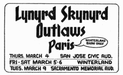 Lynyrd Skynyrd / The Outlaws on Mar 5, 1976 [630-small]