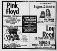 Lou Reed / Genesis on Apr 9, 1973 [546-small]