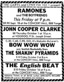 Ramones / The Boyfriends on Sep 18, 1981 [576-small]