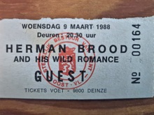 Herman Brood & His Wild Romance on Mar 9, 1988 [750-small]