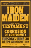 Iron Maiden / Testament / Corrosion Of Conformity on Jun 30, 1992 [865-small]