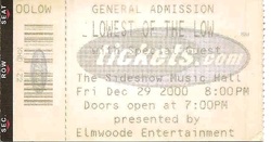 Lowest Of The Low / Hawksley Workman on Dec 29, 2000 [290-small]