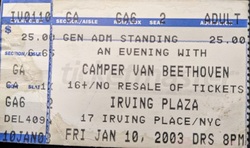 Camper Van Beethoven on Jan 10, 2003 [874-small]