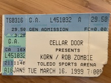 Korn / Rob Zombie / Videodrone on Mar 16, 1999 [370-small]