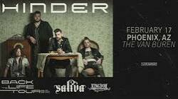 Hinder / Saliva / Kingdom Collapse on Feb 17, 2025 [484-small]