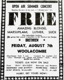 Free / Amazing Blondel / SUCK / Marsupilami / Luthur / Brethren on Aug 7, 1970 [300-small]