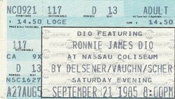 Dio / Rough Cutt on Sep 21, 1985 [185-small]