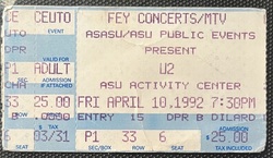 U2 / Pixies on Apr 10, 1992 [265-small]