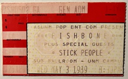 Fishbone / Stick People on May 3, 1989 [495-small]