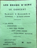 Davy Jones' Locker / Parkinson Square / The Vindicators / Real Cool Killers / La Secta on Nov 2, 1991 [577-small]