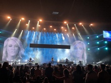 Carrie Underwood (hologram) as per site instructions - ALL HOLOGRAMS USED DURING CONCERTS ARE TO BE ADDED AND HOLOGRAM LISTED IN PARENTHESES AFTER THEIR NAME. She was used as a hologram as pictured. Picture taken by me. , Keith Urban / BEXAR / Carrie Underwood (Hologram) on Sep 24, 2021 [098-small]