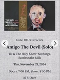 Amigo the Devil / TK & The Holy Know-Nothings / Rattlesnake Milk on Nov 21, 2024 [134-small]