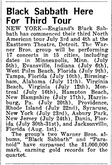 Black Sabbath / savage grace / The Amboy Dukes / The J. Geils Band / brownsville station / Blues Project / Siegel-Schwall Band / Alex Taylor / Mutzie on Jul 3, 1971 [343-small]