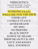 Nihilistics / Fire Is Murder / Bending Over Backwards / T.O.Y.S. / Be Decent on Dec 15, 2023 [637-small]