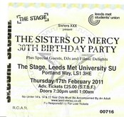 The Sisters of Mercy / David Thomas And Two Pale Boys on Feb 17, 2011 [995-small]