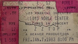 ZZ Top / Tommy Tutone on Jan 7, 1983 [872-small]