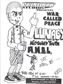 War Called Peace / Lunacy / Misguided Youth / AWOL on Apr 16, 1994 [453-small]