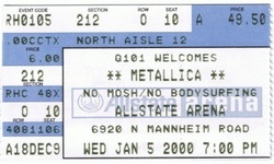 Metallica / Kid Rock on Jan 5, 2000 [331-small]