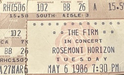 The Firm on May 6, 1986 [716-small]