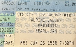 Pearl Jam / Frank Black & The Catholics on Jun 26, 1998 [718-small]