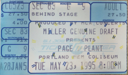 Page And Plant / The Tragically Hip on May 23, 1995 [116-small]