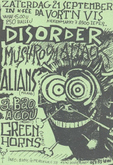 Disorder / Mushroom Attack / Private Jesus Detector on Sep 21, 1991 [884-small]