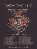 Every Time I Die / Real Friends / Counterparts / Brigades / Gatherers / Gnarwolves on Aug 21, 2015 [921-small]