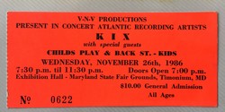 Child's Play / Kix on Nov 26, 1986 [979-small]