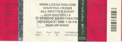 Counting Crows / Goo Goo Dolls on Aug 21, 2006 [750-small]