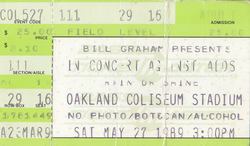 Grateful Dead / John Fogerty & Friends / Los Lobos / Tracy Chapman / Joe Satriani / Tower Of Power on May 27, 1989 [516-small]