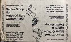 Electro Group / Nar / Mates of State / Wussom*Pow! on Dec 11, 1999 [544-small]