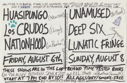 Huasipungo / Los Crudos / Nationhood on Aug 6, 1993 [719-small]