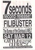 7 Seconds / Filibuster / Bureau of the Glorious / Welt on Mar 12, 1994 [861-small]