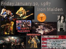 Iron Maiden / Vinnie Vincent Invasion on Jan 30, 1987 [907-small]