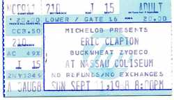 Eric Clapton / Mark Knopfler / Buckwheat Zydeco on Sep 11, 1988 [248-small]