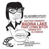 Madina Lake / Marina City / That Lying Bitch / El Famous on Nov 24, 2017 [370-small]