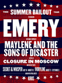 Emery / Closure In Moscow / Ivoryline / Kiros / Too Late The Hero on Aug 21, 2009 [330-small]