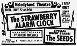 Strawberry Alarm Clock / The Seeds / Evergreen Blue Shoes on Jul 22, 1968 [450-small]