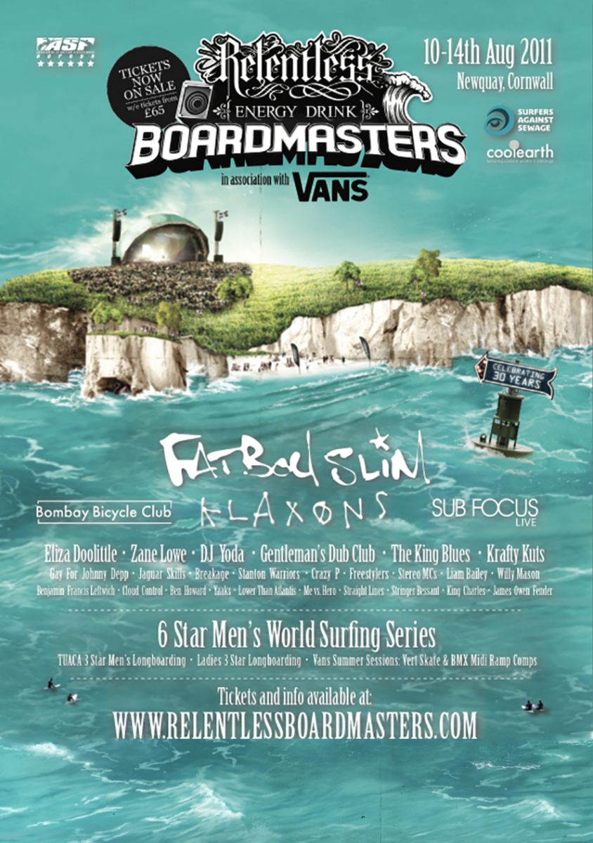 Aug 13, 2011: Boardmasters festival at Watergate bay Cornwall, UK | Concert  Archives