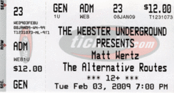 Matt Wertz / Alternate Routes on Feb 3, 2009 [327-small]