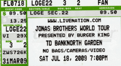 The Wondergirls / Honor Society / Jordin Sparks / Jonas Brothers on Jul 18, 2009 [355-small]
