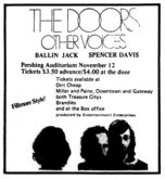 The Doors / Ballin' Jack / Spencer Davis on Nov 12, 1971 [738-small]