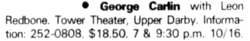 George Carlin / Leon Redbone on Oct 16, 1987 [982-small]