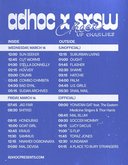 tags: Gig Poster - AdHoc Official SXSW 2018 Showcase on Mar 16, 2018 [787-small]