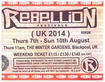 Rebellion 2014 - Day 4 of 4 on Aug 10, 2014 [494-small]